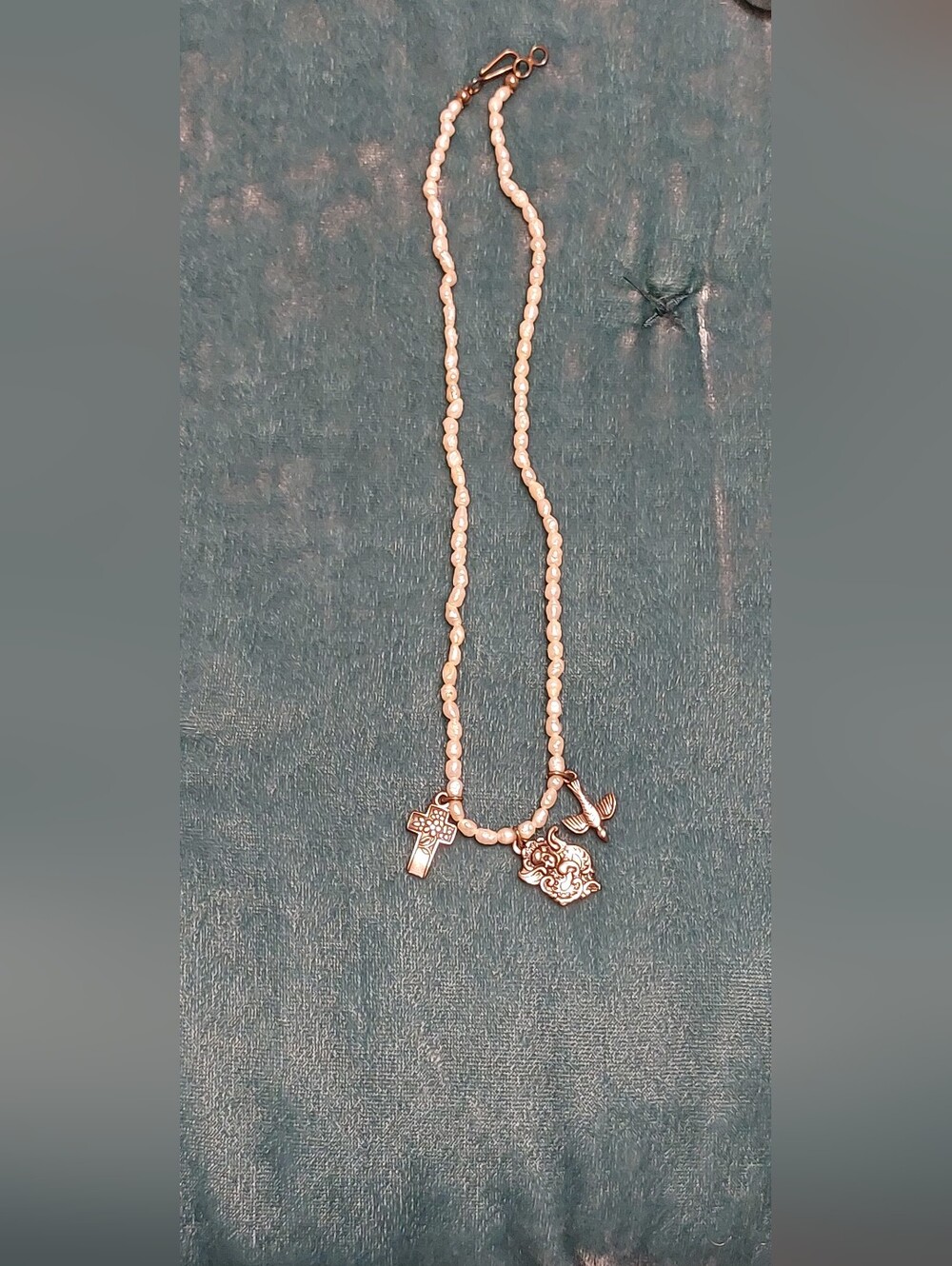 Vintage Pearl and Sterling Silver Choker